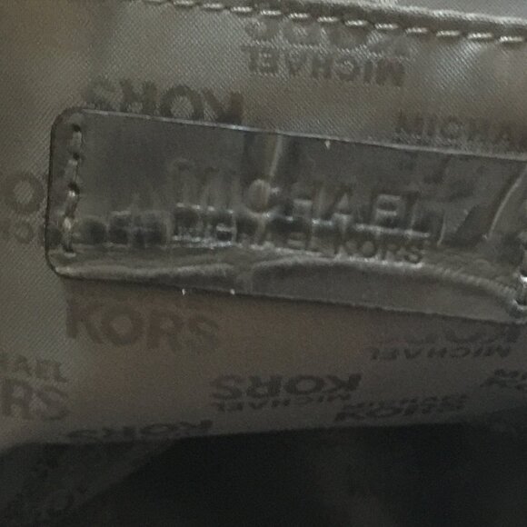 MICHAEL KORS GREY CROCODILE SATCHEL - Picture 4 of 7